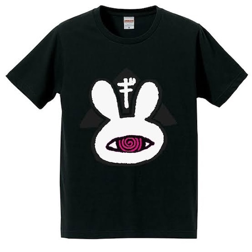 ギロチンさんT-shirt【ピンク眼】