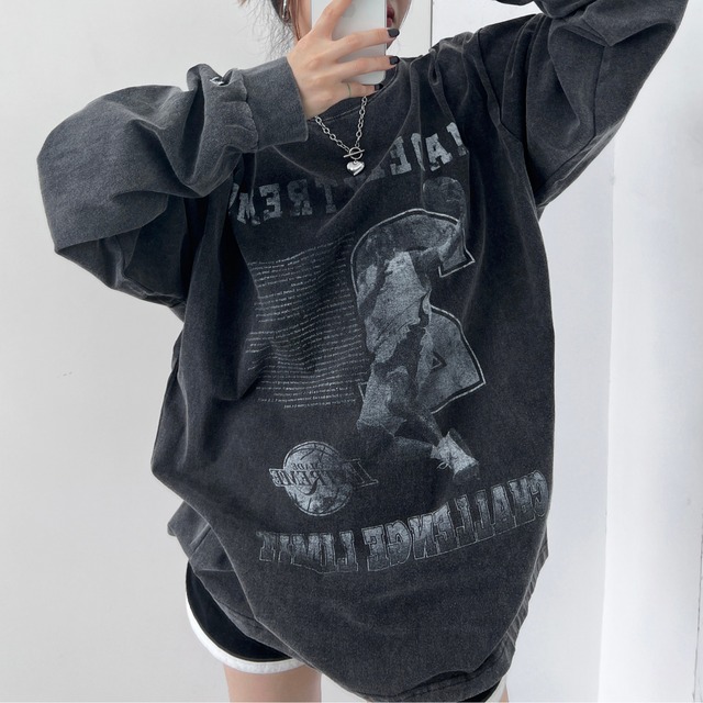 vintage american long tee　ヴィンテージアメリカンロングティー　J0691