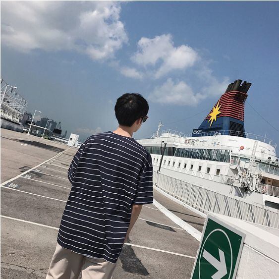 全4色 ボーダー バイカラー メンズ Tシャツ カットソー 