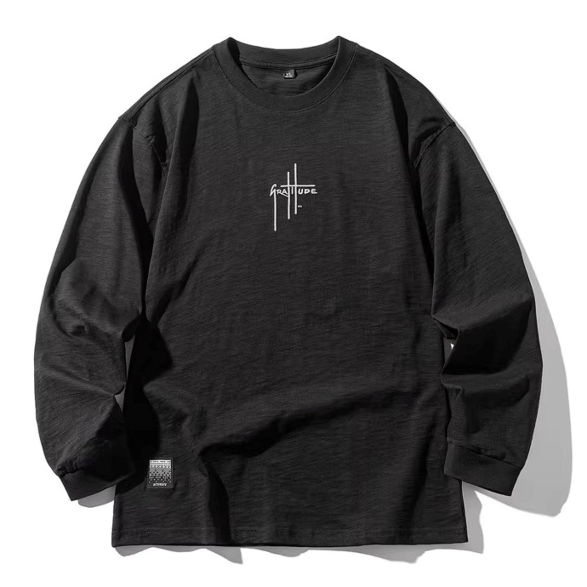 長袖 胸元ロゴプリント オーバーサイズ Tシャツ 3color UTO0002 | URBX
