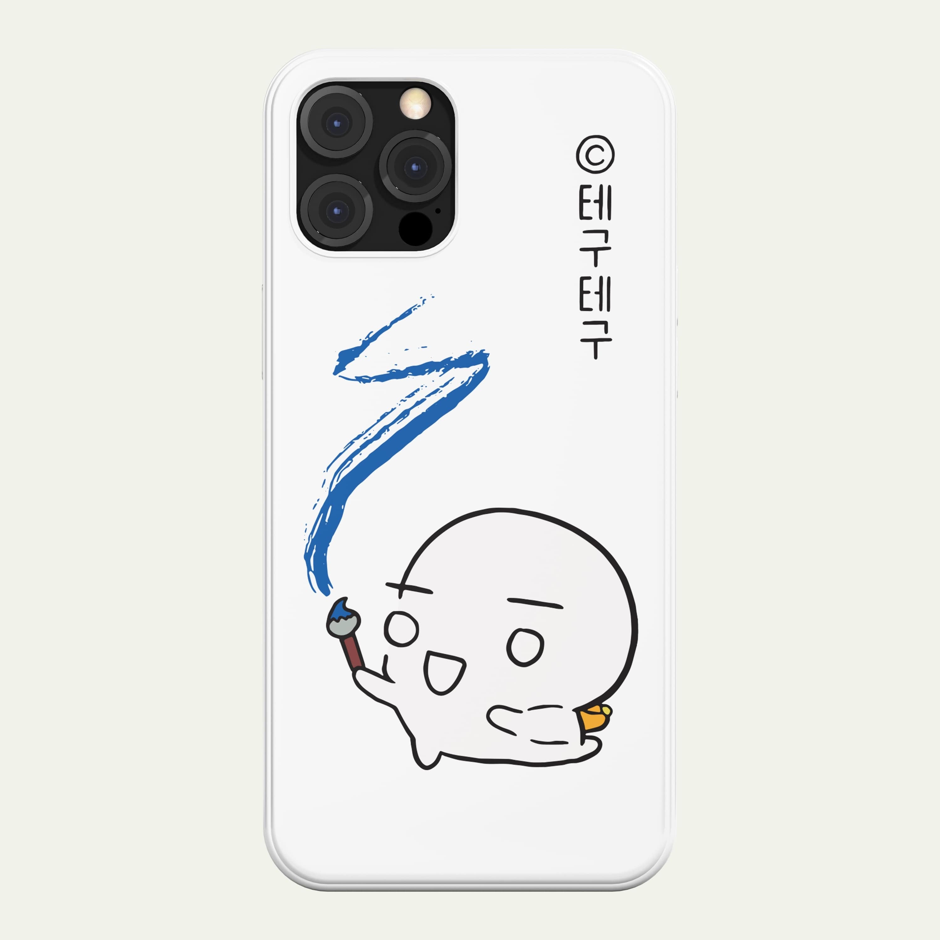 韓国 スマホケース Tekuteku 不思議 ゆるキャラ デザイナーズ Iphone Android 携帯カバー 習字 筆 Tg02 アイフォン ギャラクシー Galaxy 韓国スマホケース専門店 Korean Case