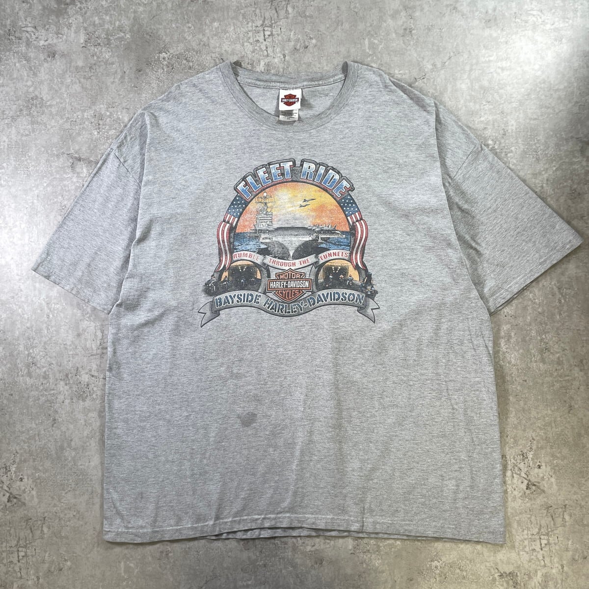 美品 ハーレーダビッドソン リメイクTシャツ　フリンジ　y2k　00s　平成 リメイク / Harley-Davidson / 00s / フリンジリメイクTシャツ | 古着