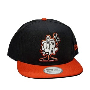 DISSIZIT / LA #1 New Era Snapback Cap (123 Klan Collab) / Black/Orange