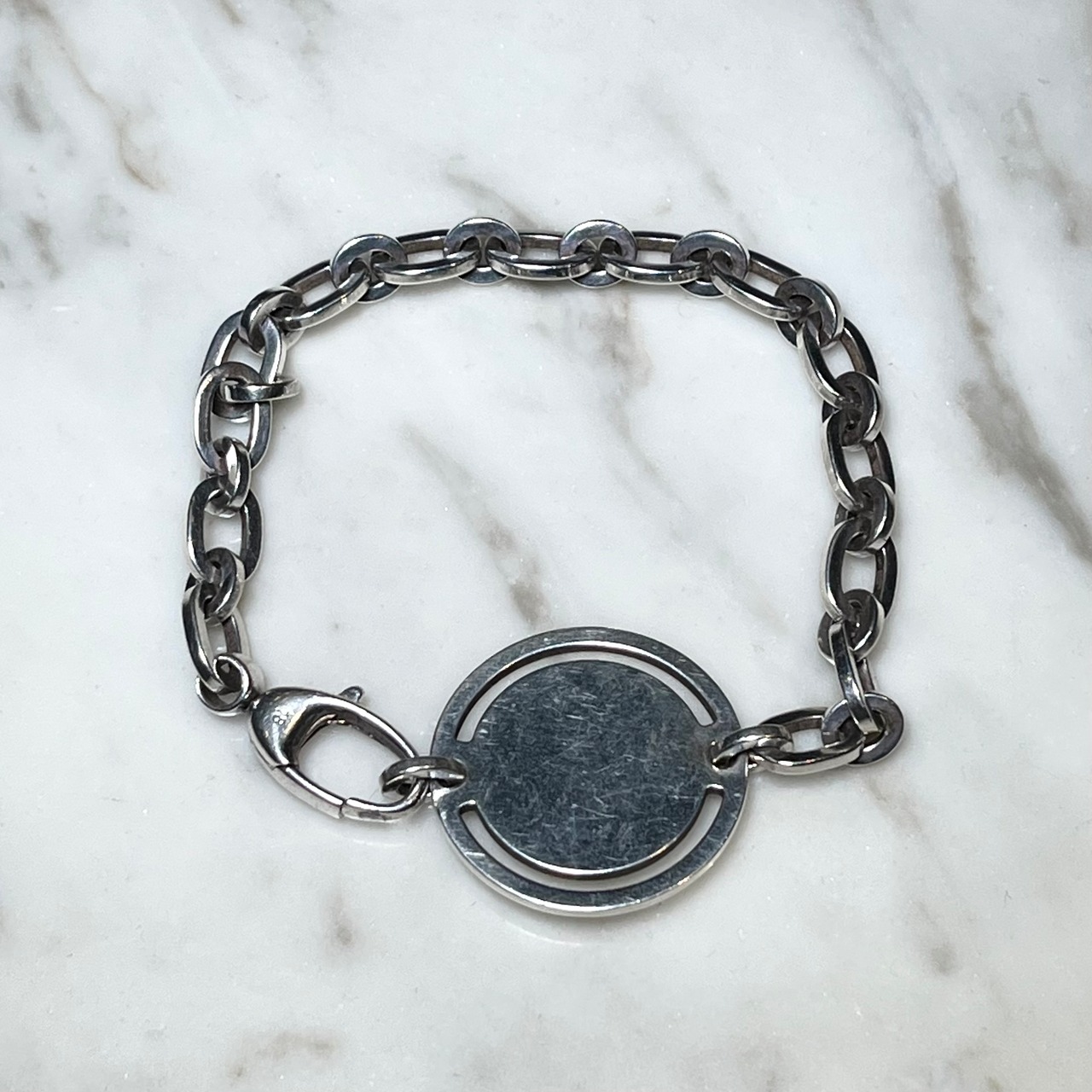 GUCCI silver chain bracelet