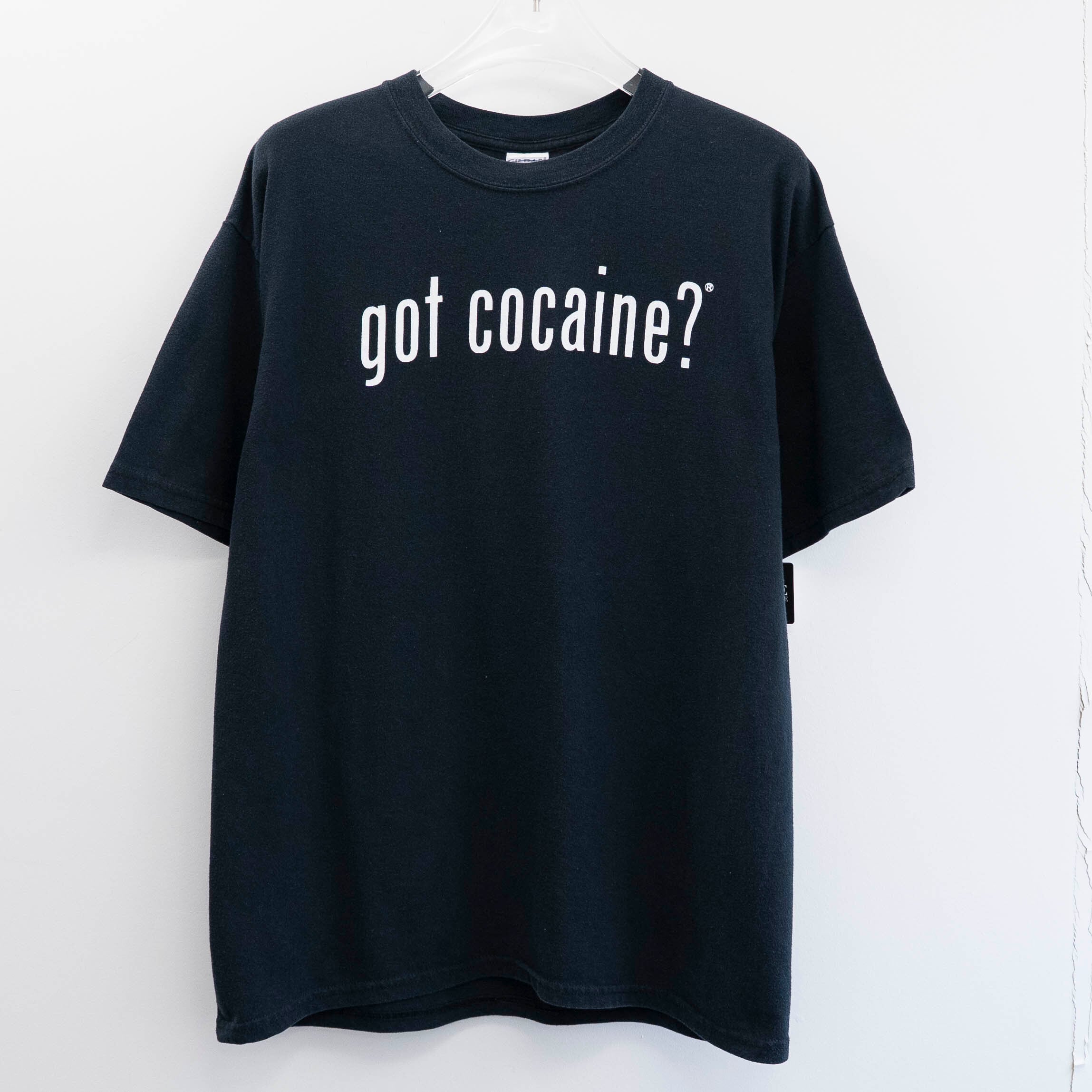Got Cocaine ? " parody " Gildan L【A2-130】