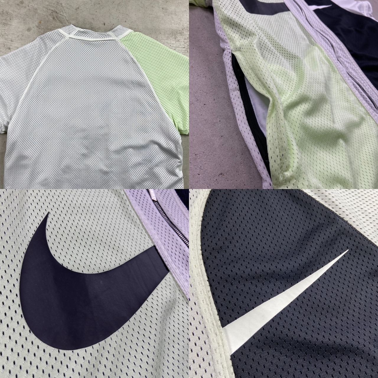 NIKE ナイキ リバーシブル ベースボールシャツ スウェットシャツ 
