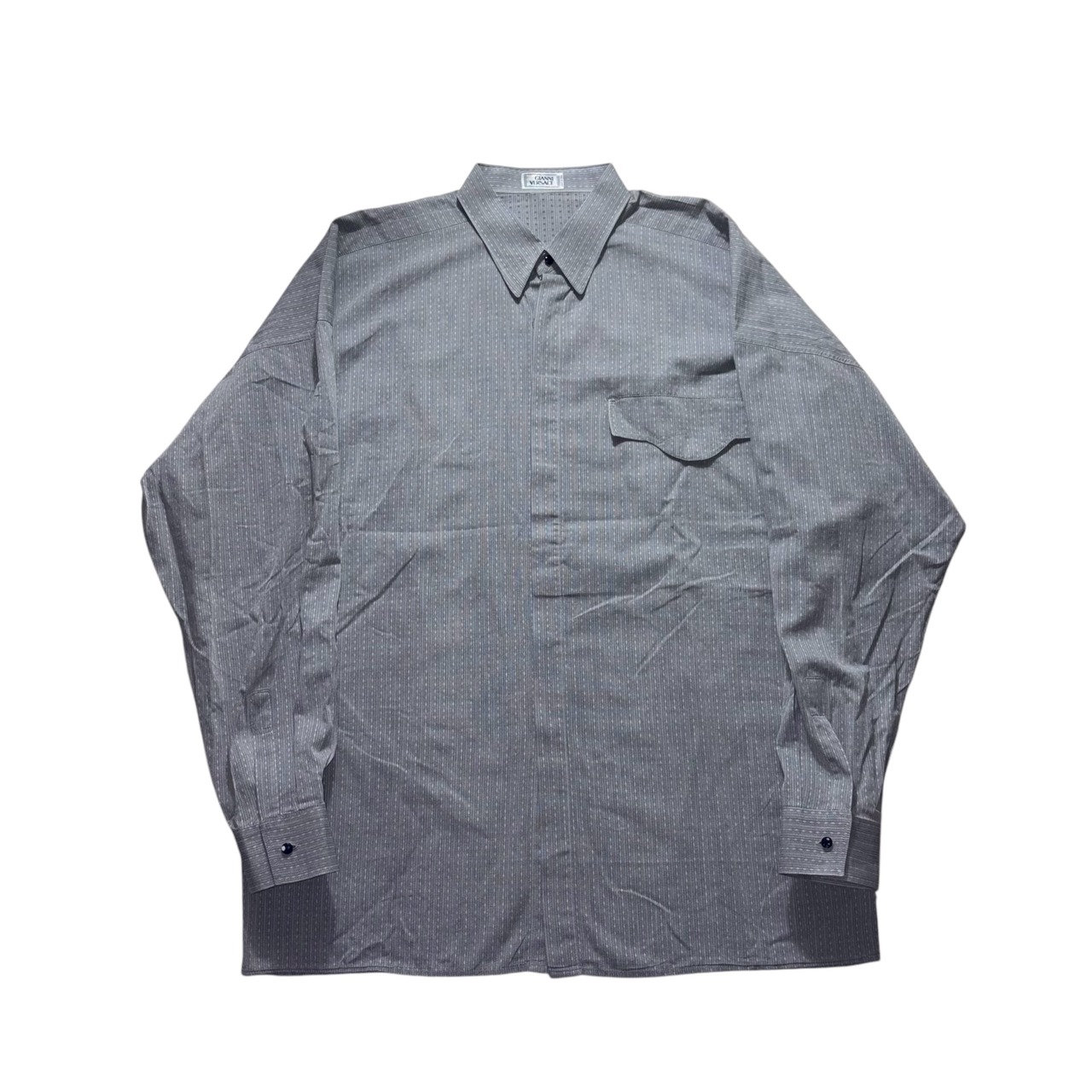 vintage GIANNI VERSACE diamond stripe shirt