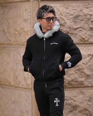 BELINDA FUR ZIP HOODIE【BB25023】