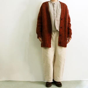 COMM.ARCH.  コム・アーチ　    HAND FRAMED BRIT WOOL C/D ブリティッシュウールカーディガン