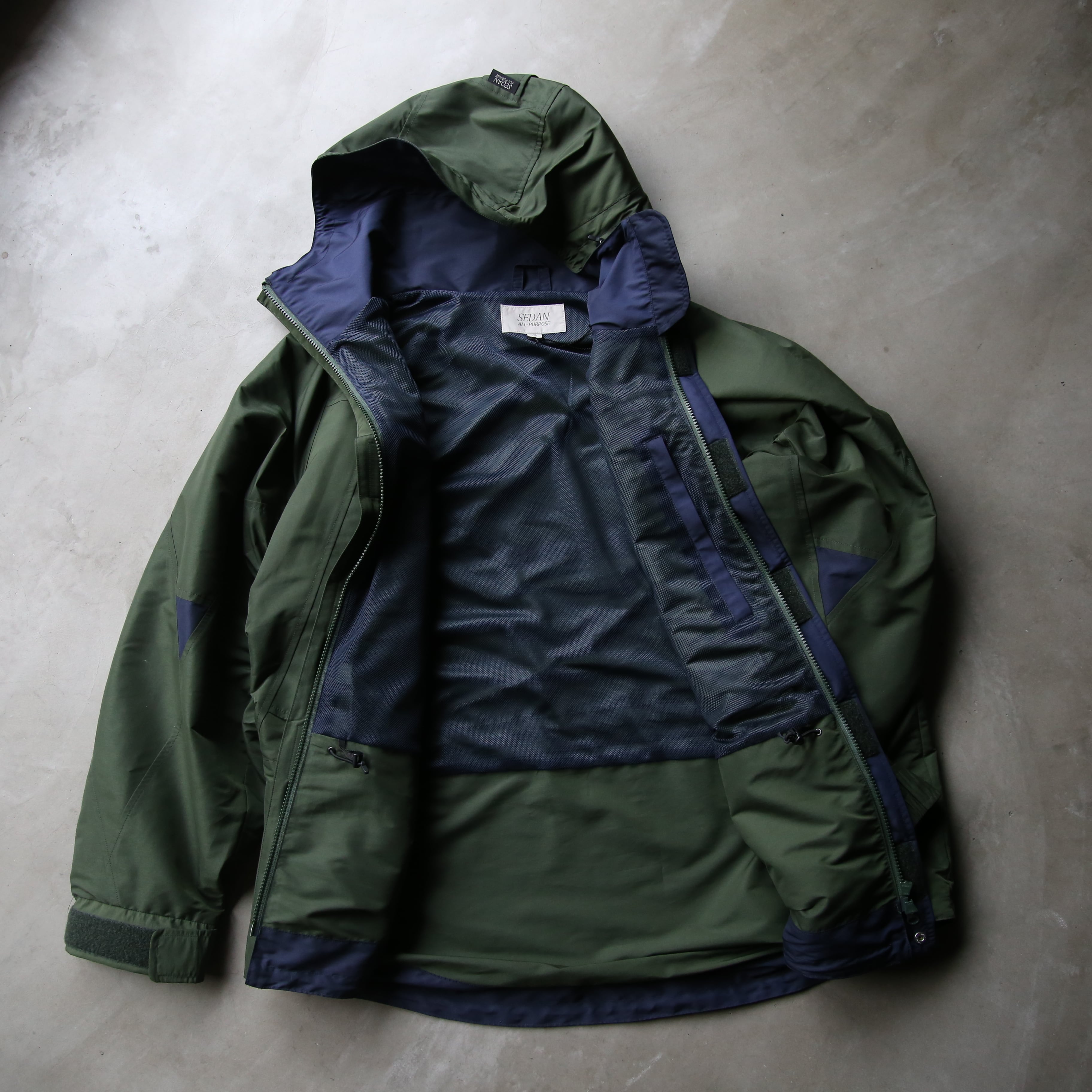 SEDAN ALL-PURPOSE / Mountain Guide Shell Jacket | distrad SEDAN ALL-PURPOSE / Mountain Guide Shell Jacket | distrad