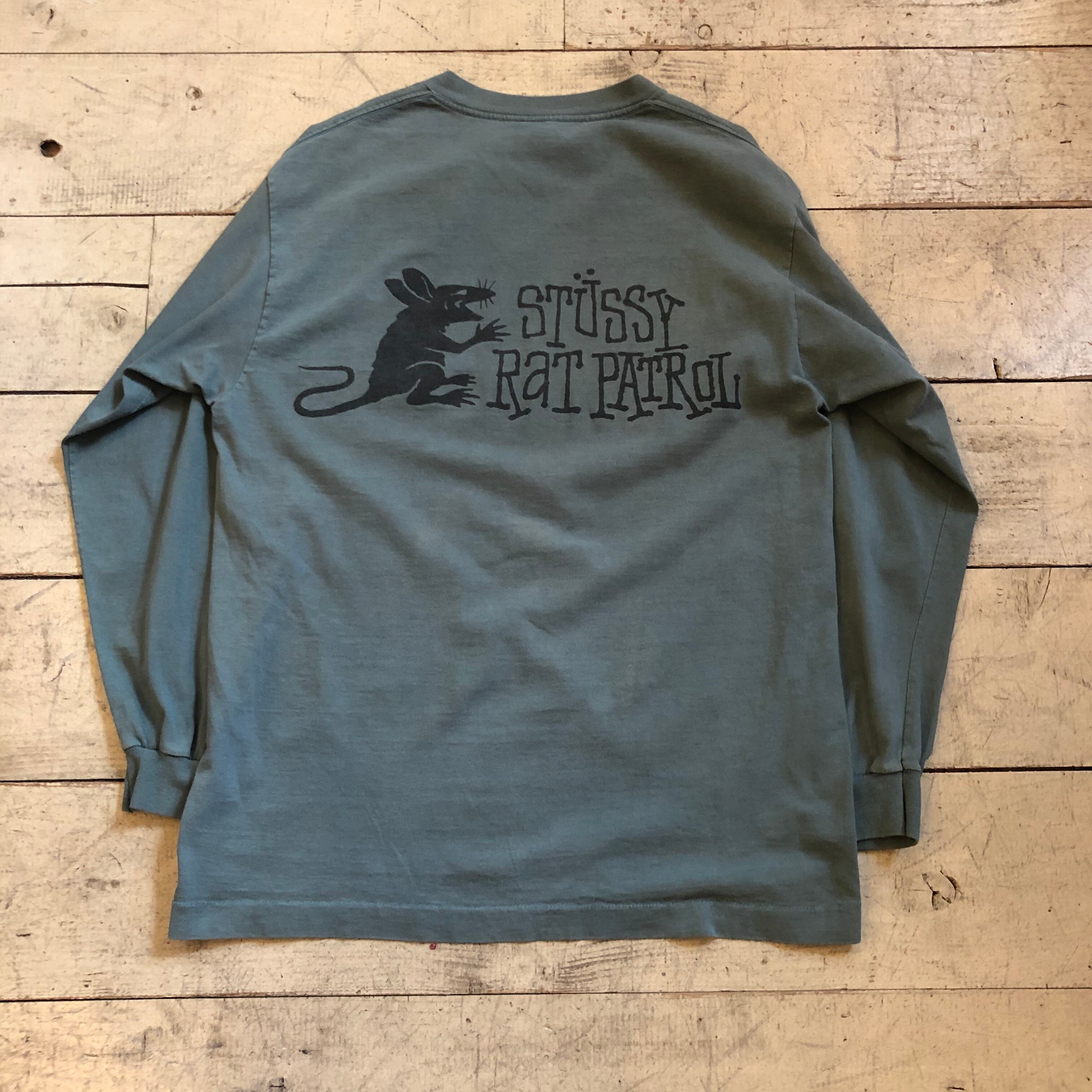 old stussy rat patrol 80s Tシャツ　XL