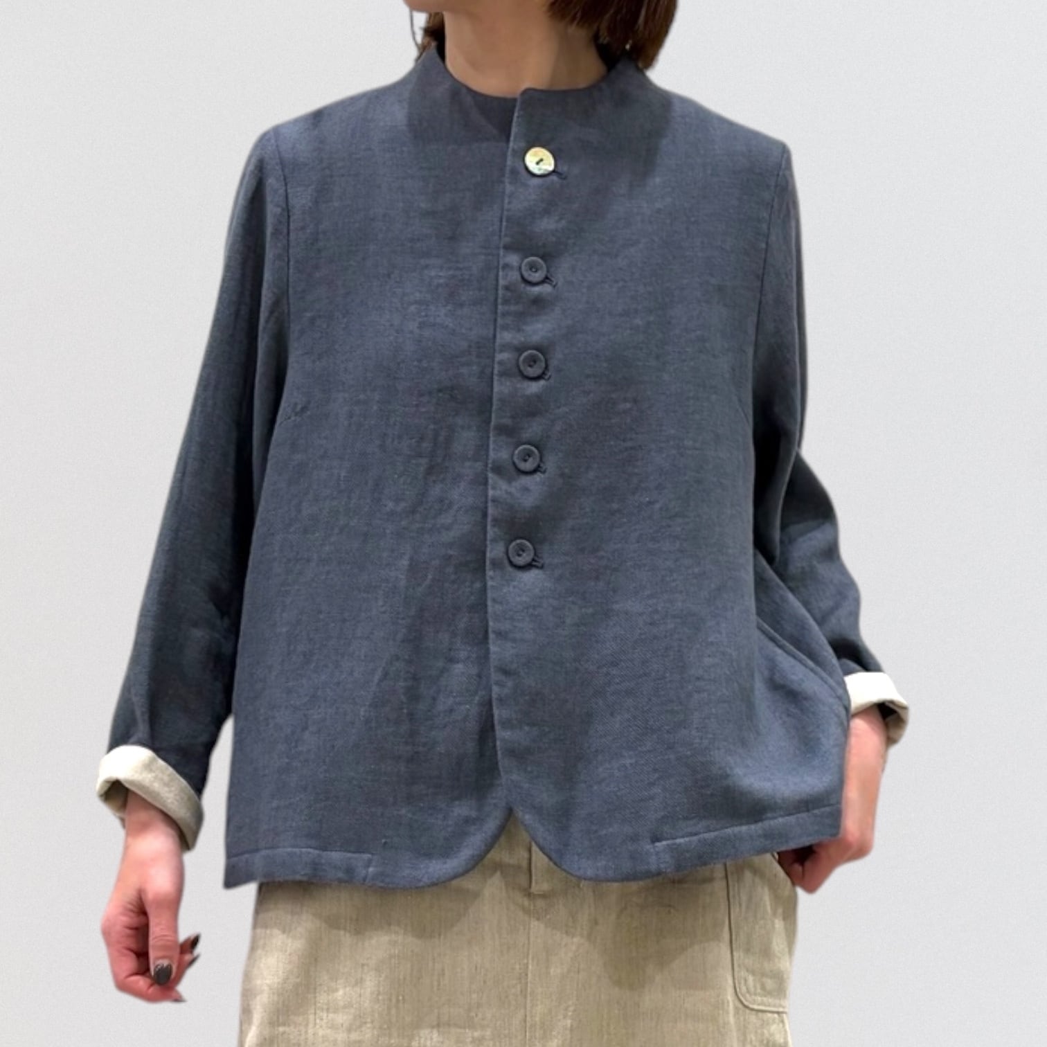 nume linen viyella jacket | CoCo Cuore