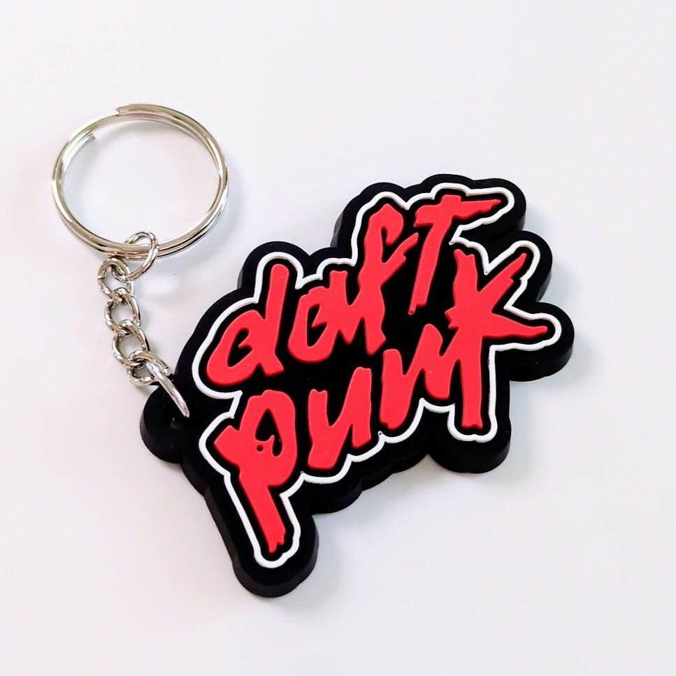 送料無料！ ★ラバーキーホルダー★ 〘5071〙【 Daft Punk（ダフトパンク）】〚アメリカン雑貨 アメトイ〛