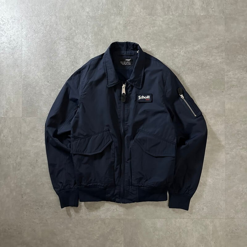 T*A様 Schott ネイビー ARMY MA-7(AER) フライトジャケッ Schott ネイビー ARMY MA-7(AER) フライトジャケット Mサイズ【JK