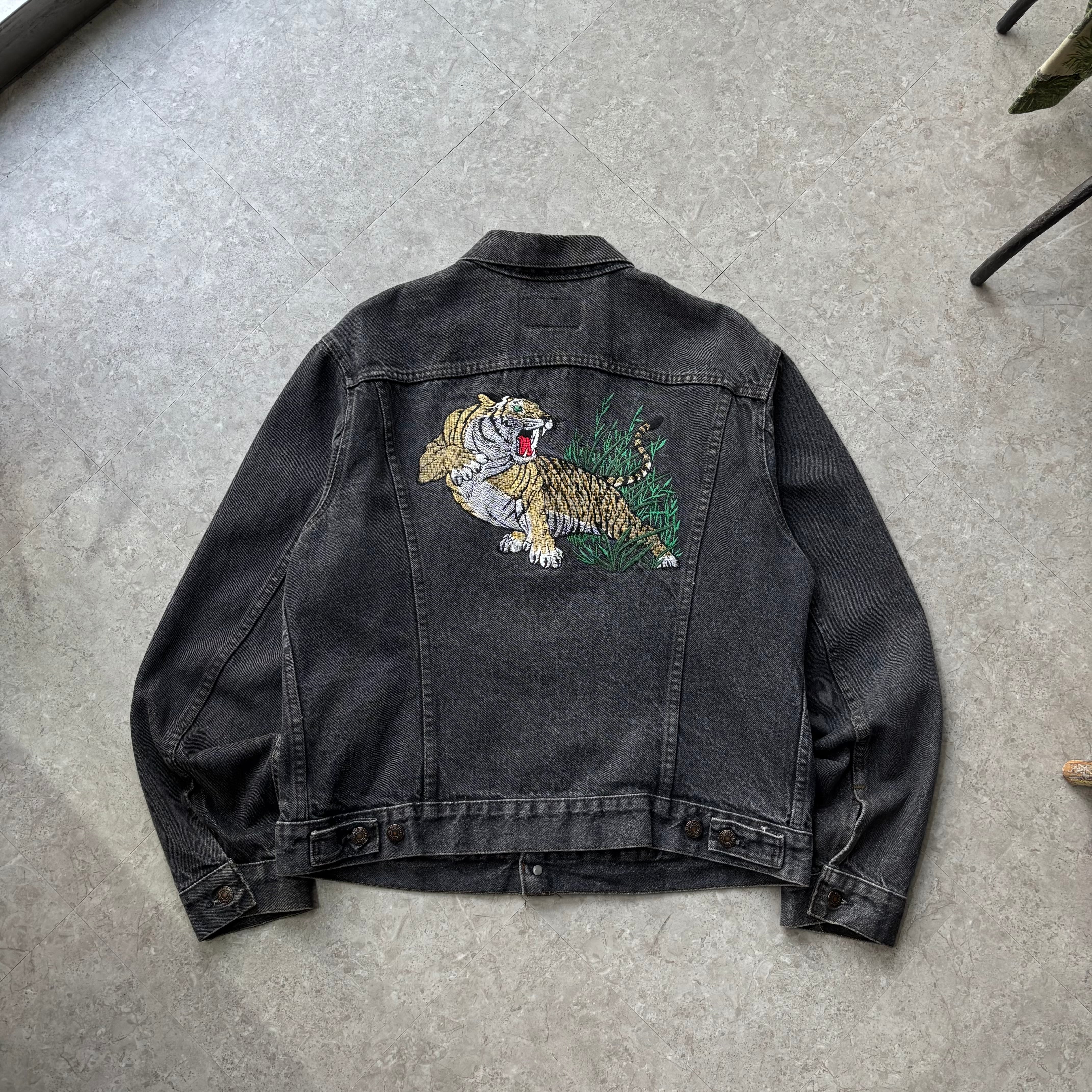 1990s LEVI'S 70506 0259 "先染め" black tracker jacket【仙台店】
