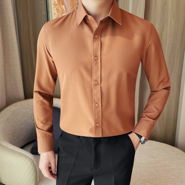 スタイリッシュ スリム シャツ 3色 11224