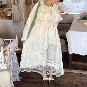 ランダムリボン総レースワンピ ・10289 ランダムリボン総レースワンピ ・10289