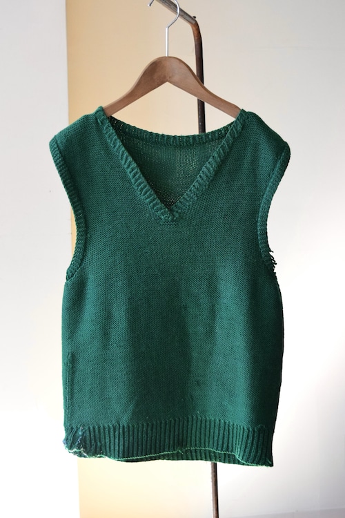 Vintage hand knit vest