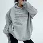 Street Letter Sweat Hoodie＜2colors＞　1036