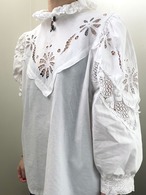 Ruffle Cotton Blouse
