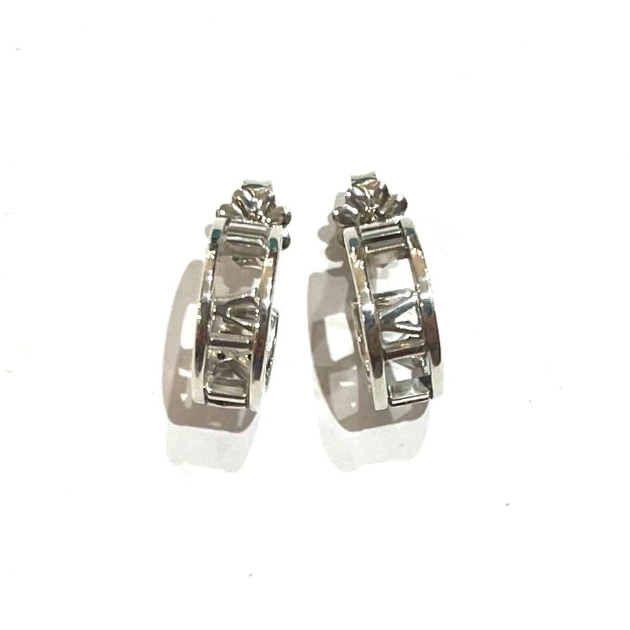 TIFFANY&CO.】ティファニーオープン アトラス ピアス SV925 シルバー