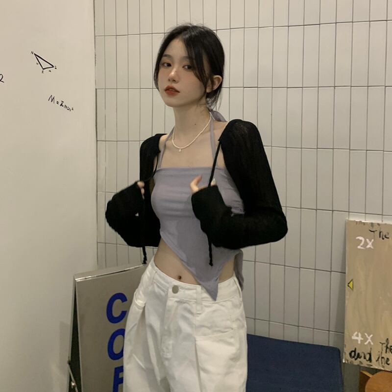 ホルターサマーショート 夏物 スクウェア 試着室78171473652