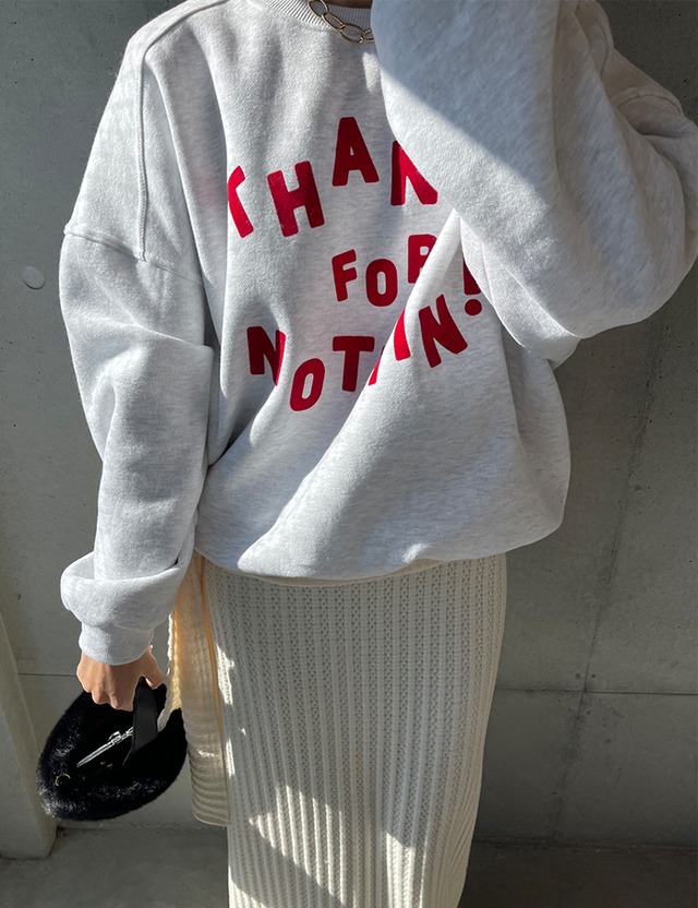 【25aw】裏起毛・Nothing Sweater_3colors
