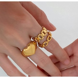 European Design Retro Fashionable Gold Ring <3types>