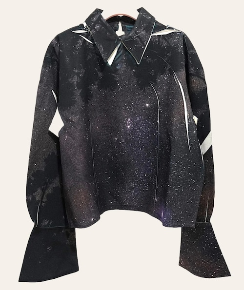 【24SS】NONTOKYO ノントーキョー / DIRECT PRINT PULLOVER SHIRT (STARRY SKY)