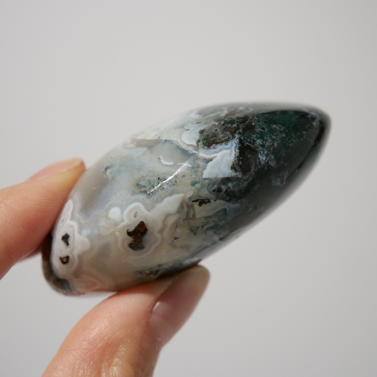 オーシャンジャスパー / パーム 握り石【A_4】