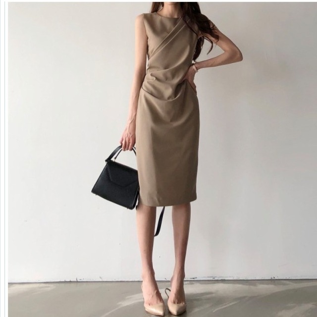 大人 ワンピース タイト 膝丈 ワンピース タイトワンピース 上品ワンピース 通勤ワンピース 大人ワンピース ひざ丈 上品 大人 綺麗め 食 Basecamp49