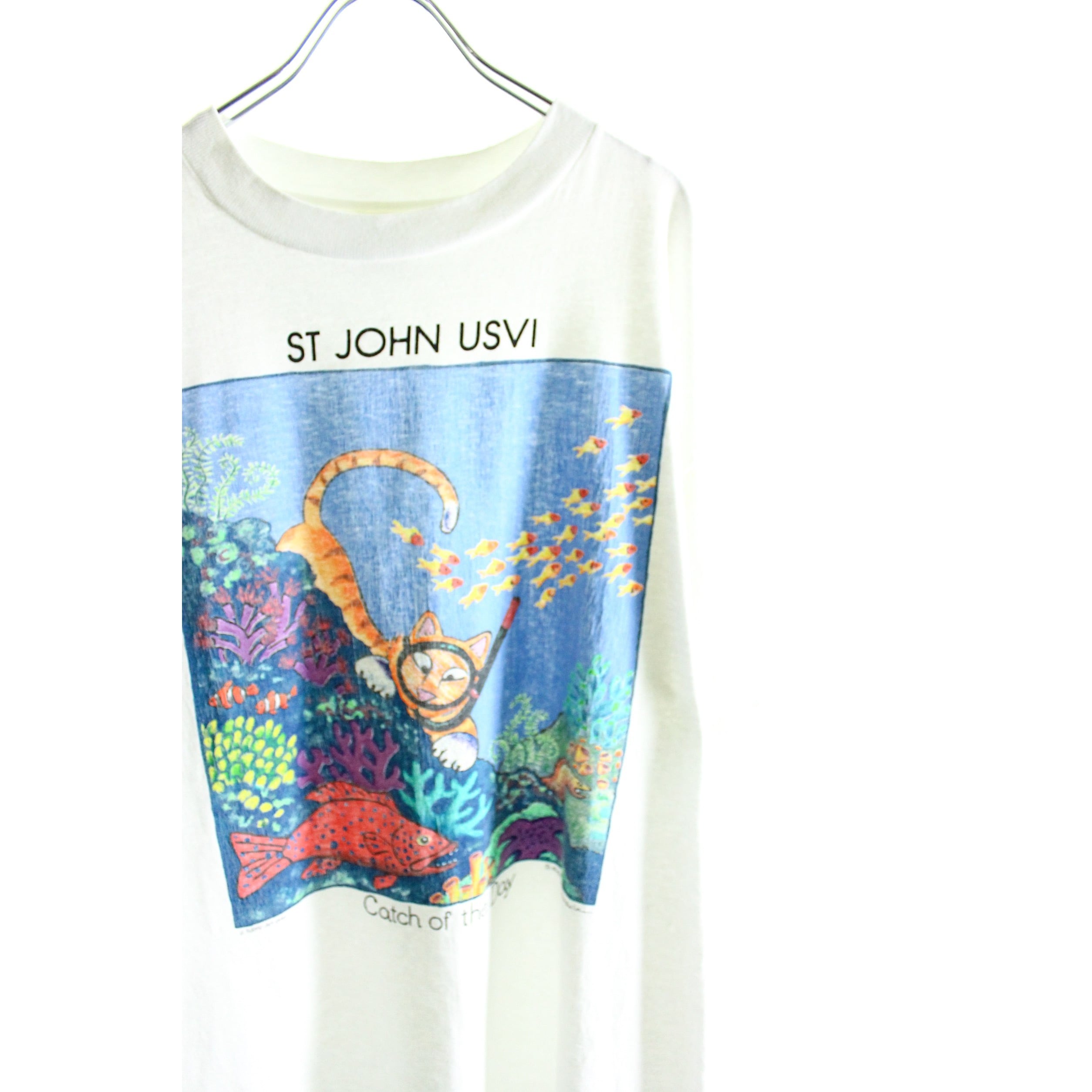 S/S 1990's アートプリントTシャツ Made In USA (FABRIC ART S/S 1990's アートプリントTシャツ Made In USA (FABRIC ART