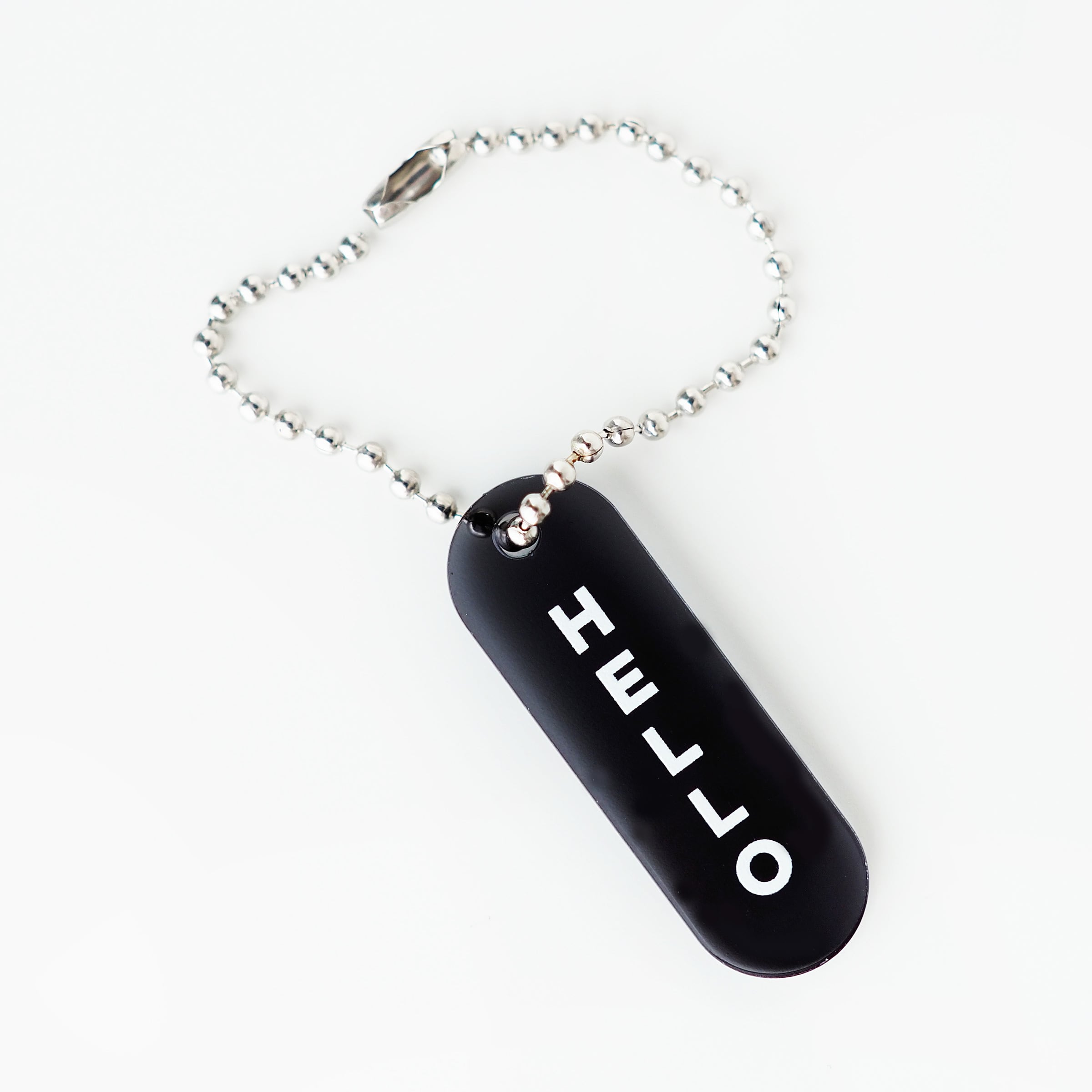MINI HELLO｜モノクロ｜アクリルチャーム｜hattel | ASANEL