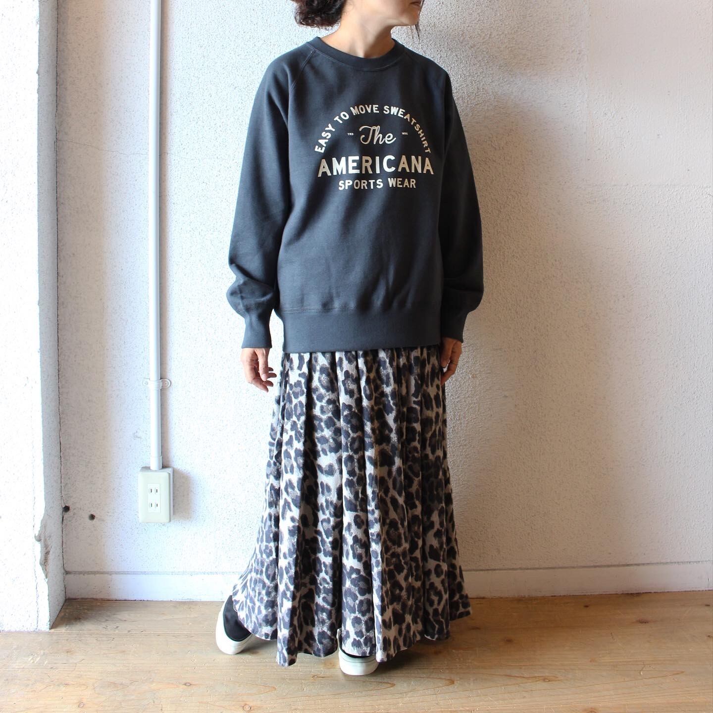 Americana アメリカーナ Raglan Crew Neck Sweat ラグラン クルーネックスウェット Terrace