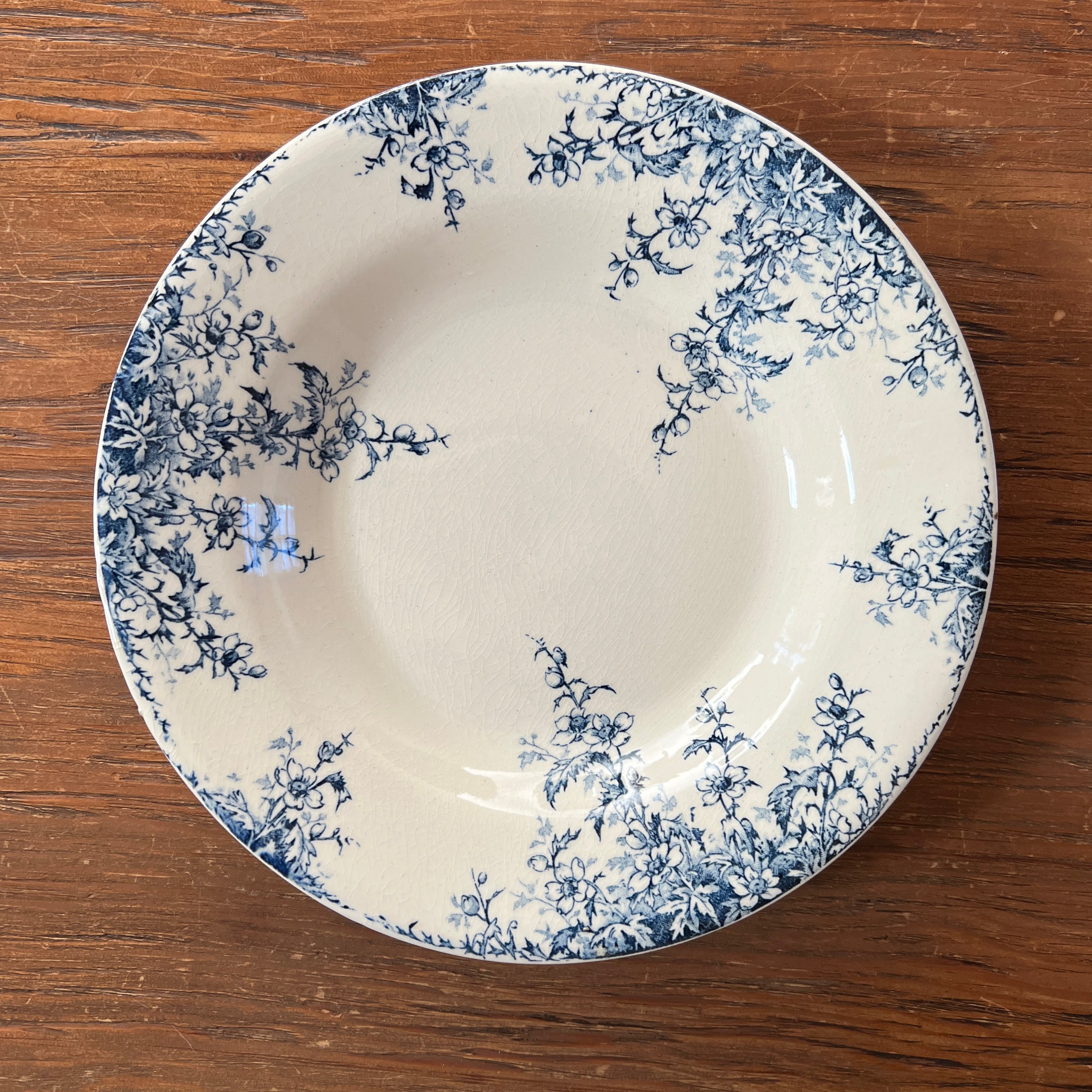 人気のジアン スープ皿（A） アンティークプレート フランスアンティーク