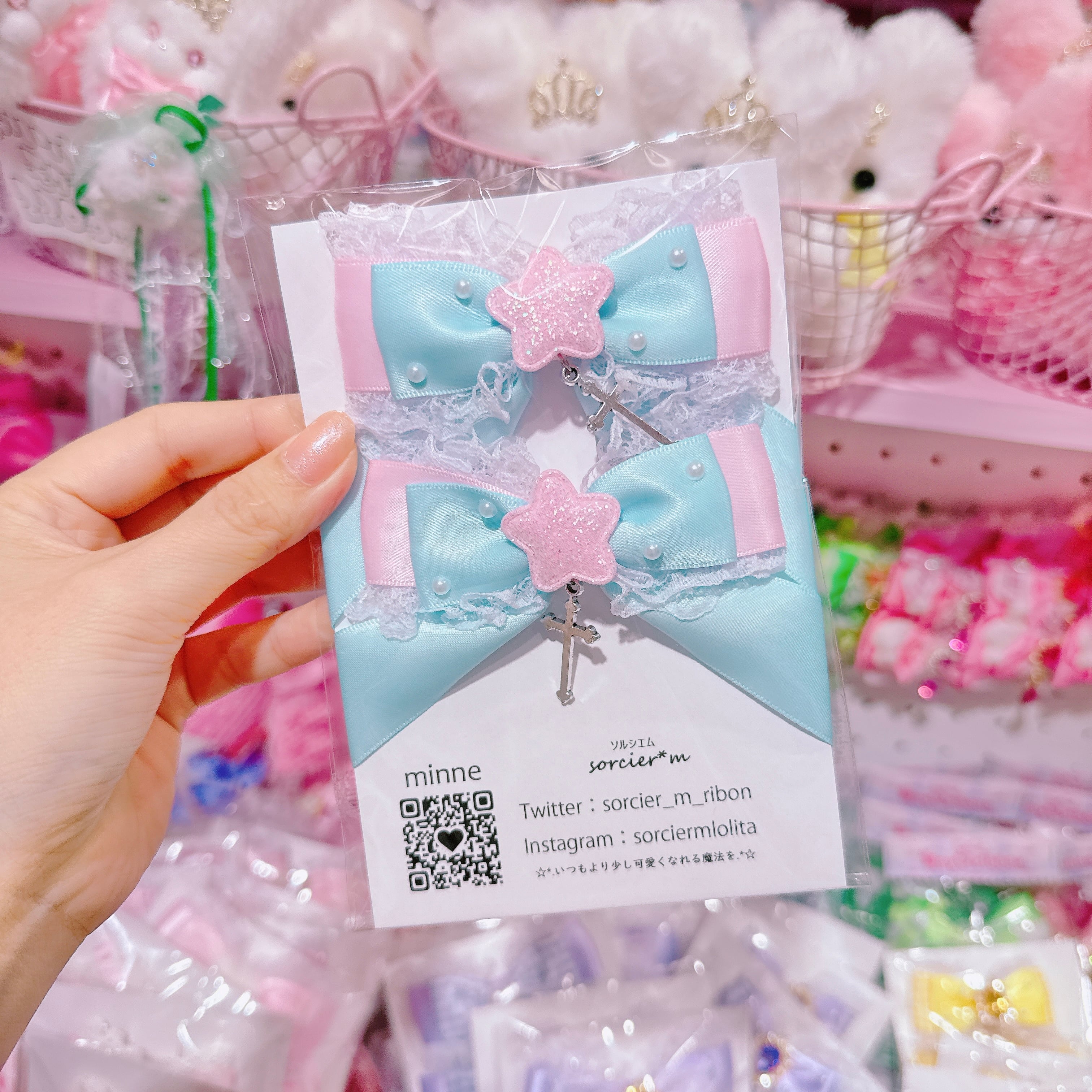 【E10】6-27ツインヘアクリップ