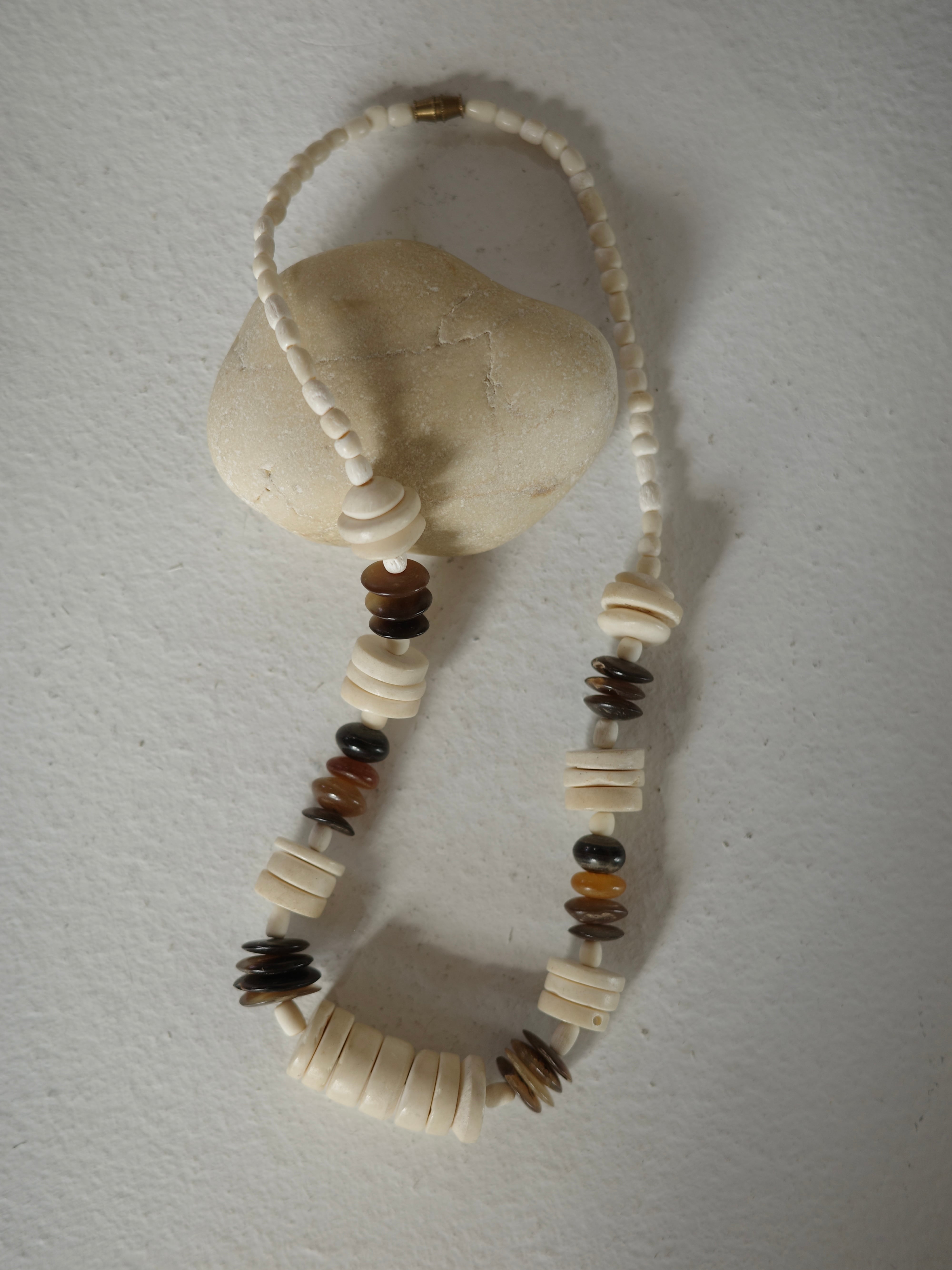 〈vintage〉 volume beads necklace