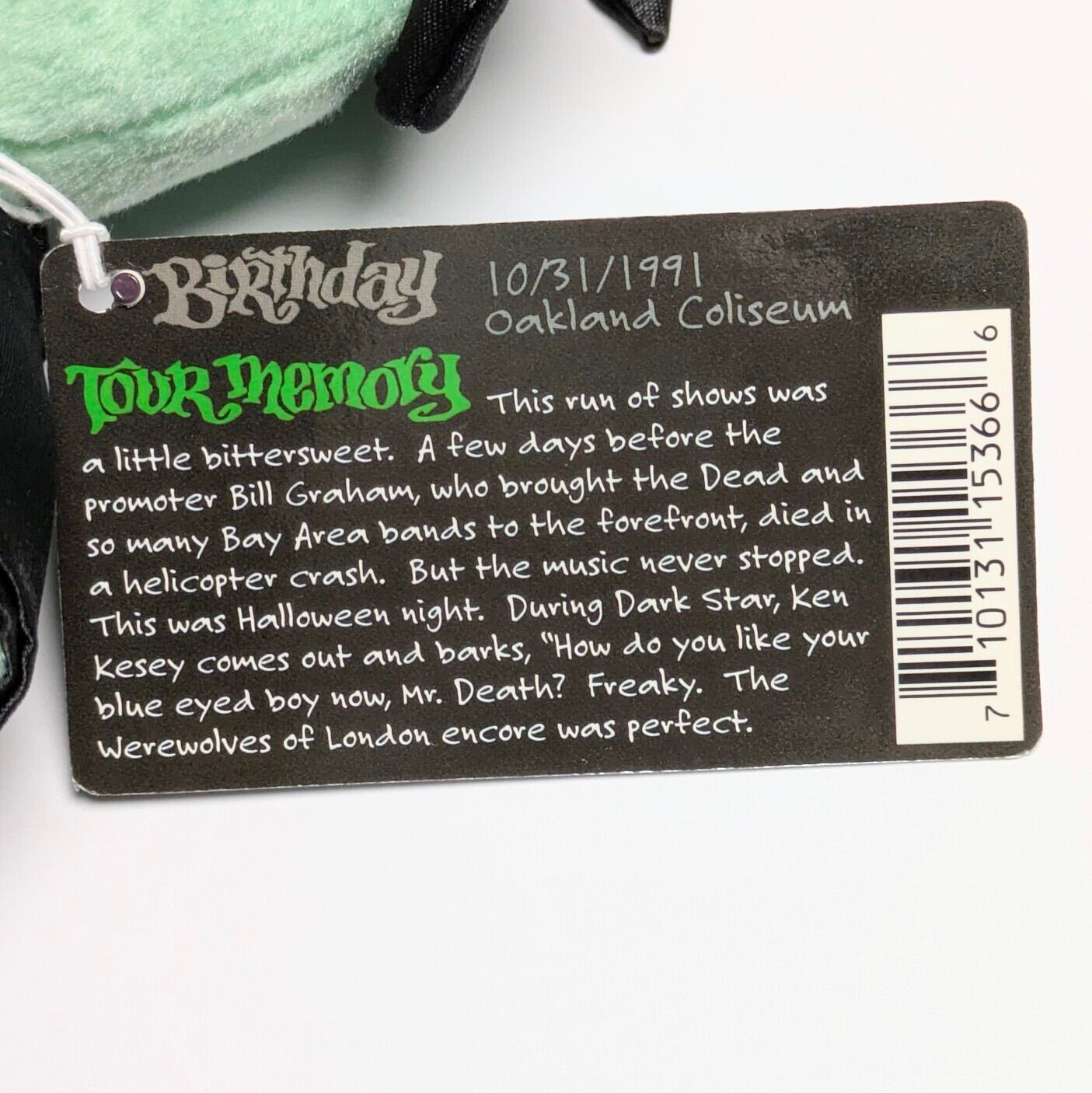 再入荷！☆DEADSTOCK / VINTAGE☆ 2005年製 【 Grateful Dead（ グレイトフルデッド ）】7inch 7インチ / HOLIDAY BEAR / WICKED ウィキッド / 1991年10月31日 〚アメリカン雑貨 アメトイ〛