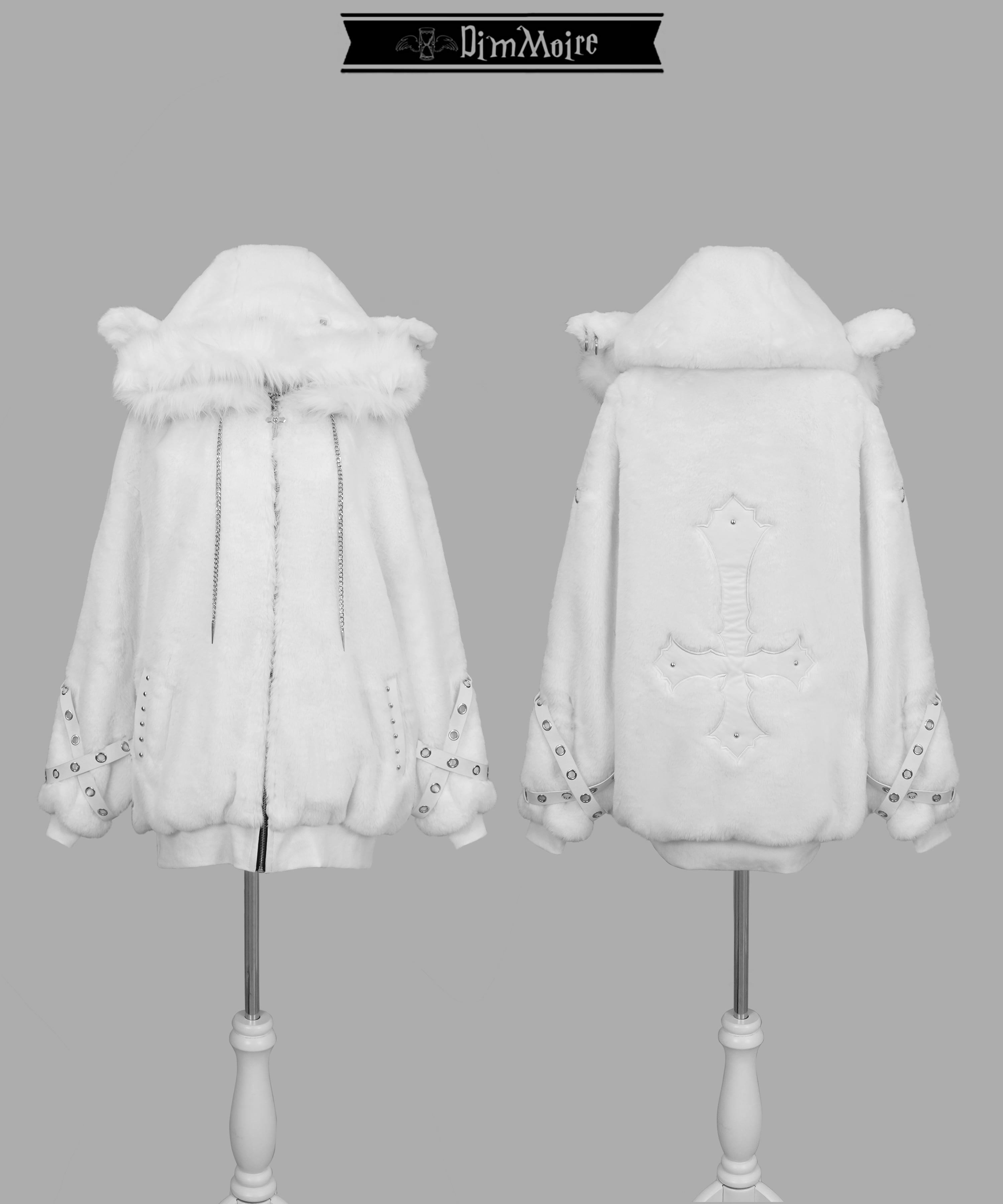 BABY SHEEPファーパーカーII【White】 | DimMoire 