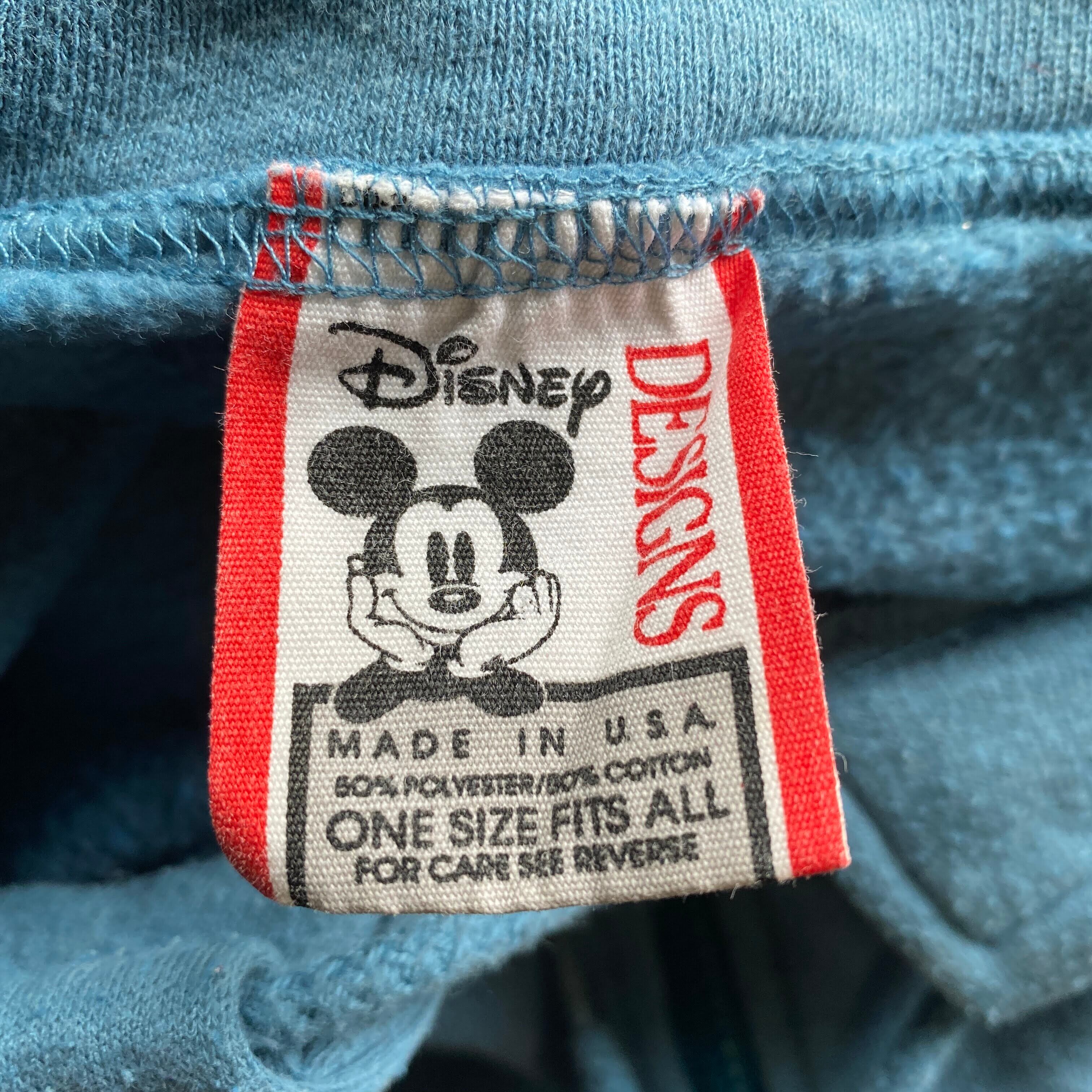 80~90年代 DISNEY CHARACTER FASHIONS MICKEY MOUSE ミッキーマウス キャラクタープリントTシャツ USA製 メンズXXL ヴィンテージ /eaa328669