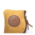 ポケット財布  / Leather knife-shape pocket wallet /マスタード レザー