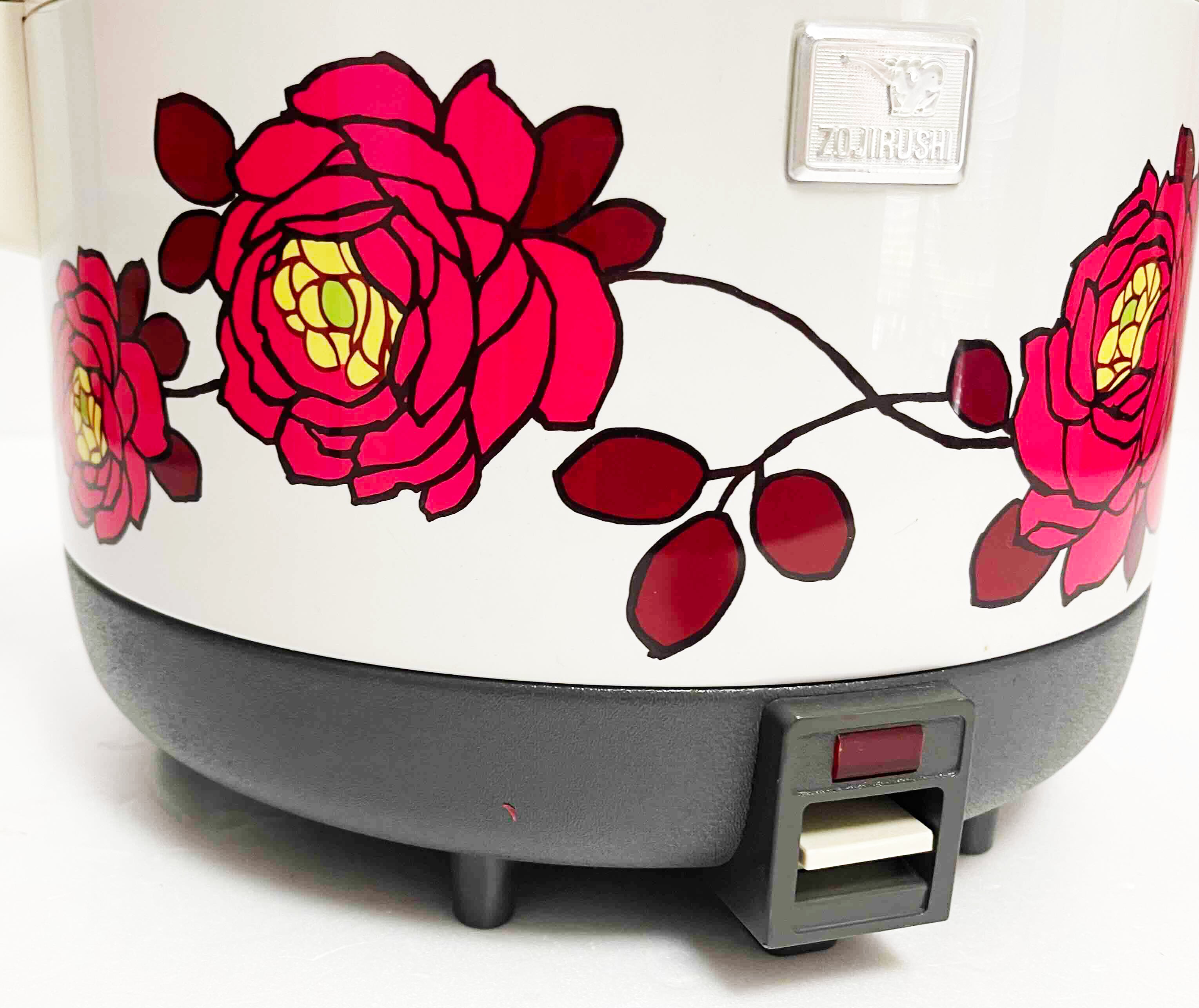 昭和レトロ 象印 電子ジャー 花柄 保温ジャー【D-SS1515】 | 六感堂