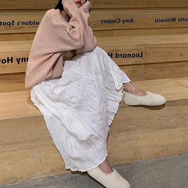 wrinkled skirt　10063