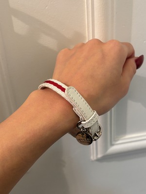 GUCCI/vintage red line bracelet.