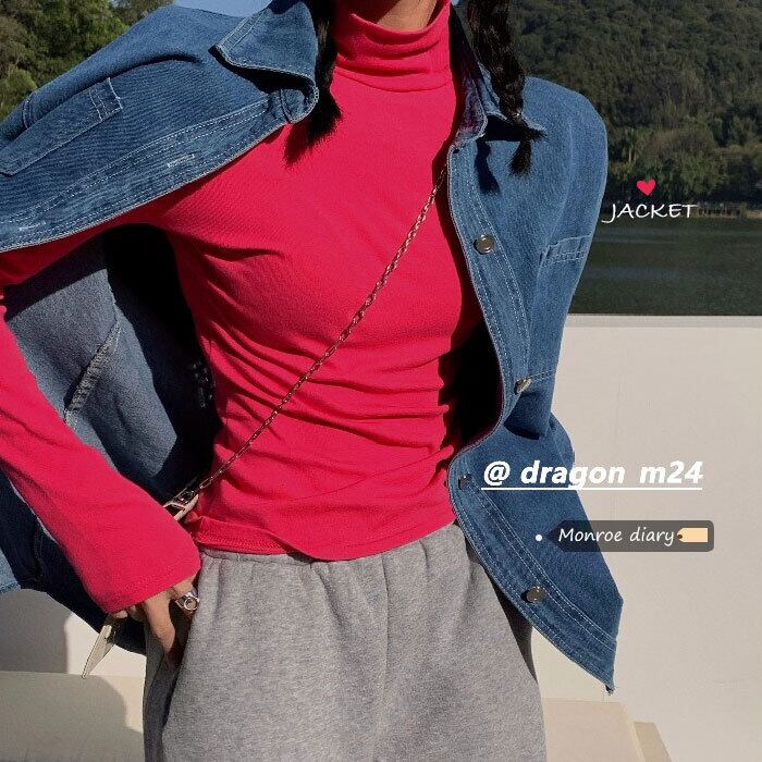 Tシャツ シャツ トップス スプリング ロング 春物 モンロー63075303233