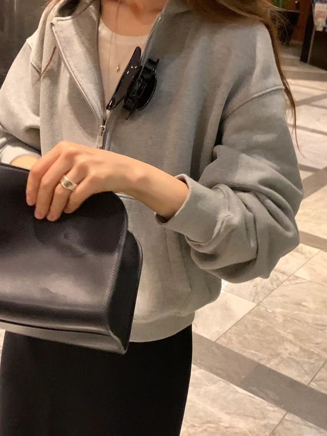 (OUNCE) basic hood zipup / 2color