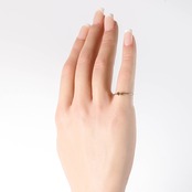 【K18 / 9号】ブラウンダイヤモンド リング