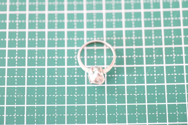 ハーキマーダイヤモンド　SV925　 リング A(大)
