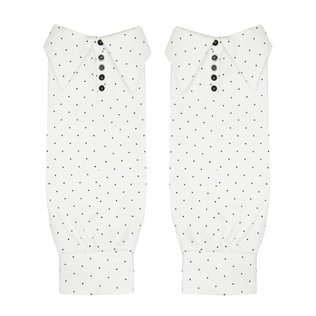 [nit alcove] polka dot leg covers