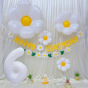 【特価処分】6歳 誕生日 飾り付け、バースデー 飾り 誕生日 バルーン 飾り バルーンフラワー 誕生日 かざりつけ 女の子